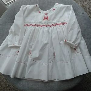 Baby girl smocked dress 3M Sarah Louise
